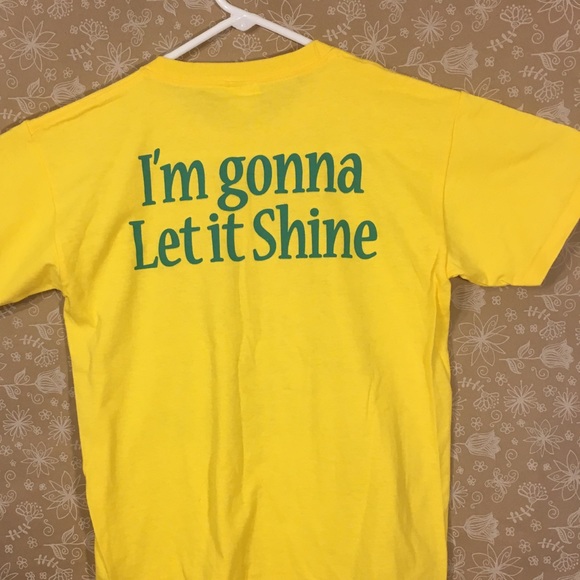 Christian T-Shirt Little Light of Mine Kids Yellow - Picture 4 of 8